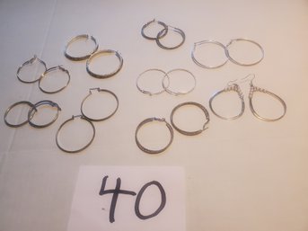 HOOP EARRINGS - PAIRS & SINGLES