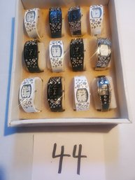 12 NOS QUARTZ LADIES WATCHES