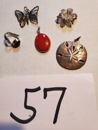 STERLING SILVER LOT 48 GRAMS