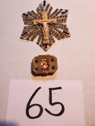 Religious Pin & Trinket Box