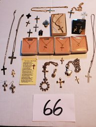 BEAUTIFUL RELIGIOUS CROSS LOT