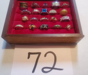 20 COSTUME RINGS