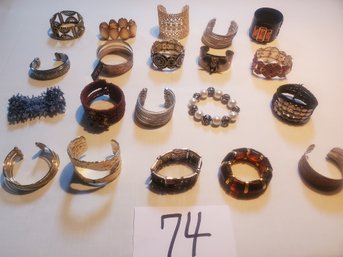 CHUNKY LARGE BRACELET LOT