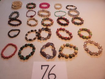 BEADED BRACELET LOT