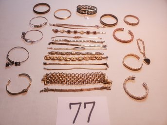 GOLDTONE BRACELET LOT
