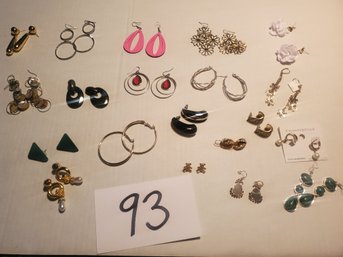 20 PAIR PIERCED EARRINGS