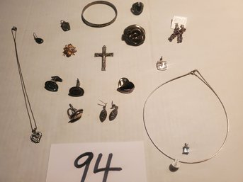 LARGE STERLING SILVER LOT - 113 GRAMS