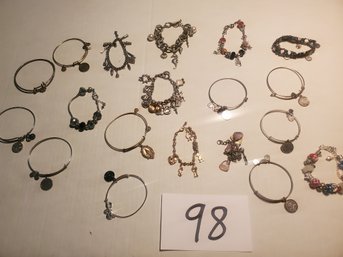ASSORTED CHARM BRACELET LOT