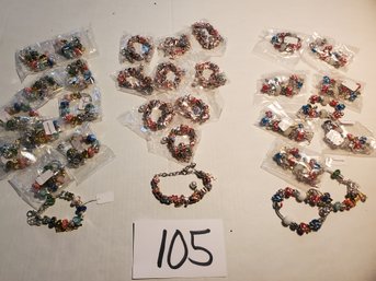 30 NOS FAUX PANDORA STYLE BRACELETS - GREAT FOR GIFTS
