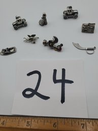 MIXED STERLING CHARM LOT