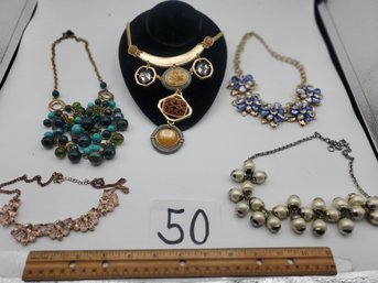 STATEMENT NECKLACE LOT (SOME DESIGNER)