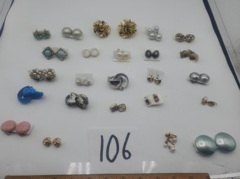CLIP-ON EARRING LOT
