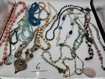 MIXED NECKLACE LOT 15 PCS