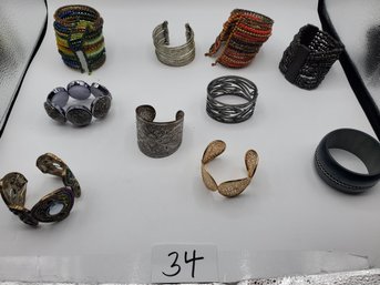 LARGE CHUNKY BRACELET LOT