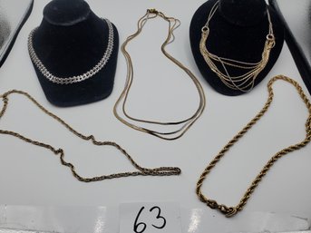 DESIGNER MONET NECKLACE LOT - ALL MONET, ALL MARKED