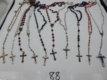 MIXED RELIGIOUS ROSARY LOT
