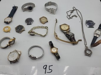 MIXED WATCH LOT - LADIES/MEN'S