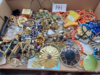 5 POUNDS UNSEARCHED ESTATE JEWELRY - SOME MAY BE BROKEN OR TANGLED