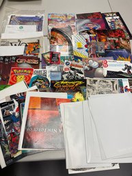 COMIC BOOK TOY SHOP POSTERS AND EPHEMERA - DC WIZARD TNT MORE