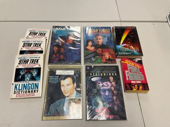 STAR TREK SCI-FI BOOKS LOT