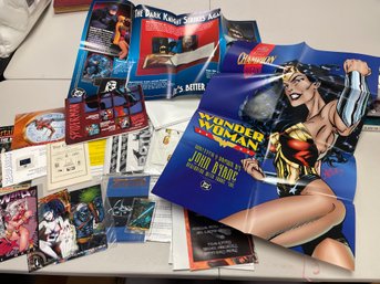 HUGE LOT COMIC BOOK/TOY POSTERS