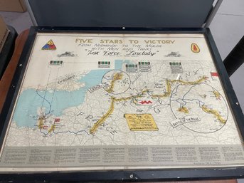 5 STARS TO VICTORY 2ND BN 33D ARMORED MAP