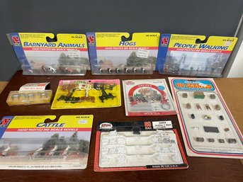 HO SCALE SCENERY DETAILS ANIMALS PEOPLE