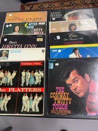 52 RECORDS LOT - KITTY WELLS ROGERS REEVES PORTER WAGONER ETC