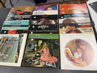 63 RECORDS LOT - WHITMAN BUCK OWENS JOHN DENVER WILLIE NELSON MORE