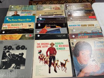 63 RECORDS LOT: CONNIE FRANCES PETER PAUL AND MARY HANK SNOW ROGER MILLER MORE