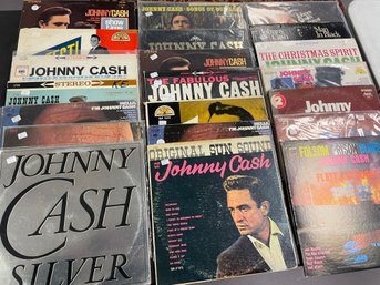 63 RECORDS LOT: JOHNNY CASH