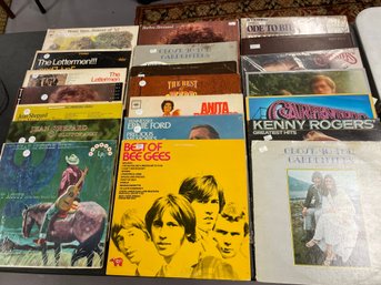 42 RECORDS: CARPENTERS ANDY WILLIAMS JOHNNY CASH BEE GEES MORE