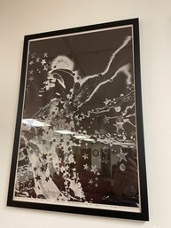 CUSTOM FRAMED POSTER - ASTROMAN JIMI HENDRIX