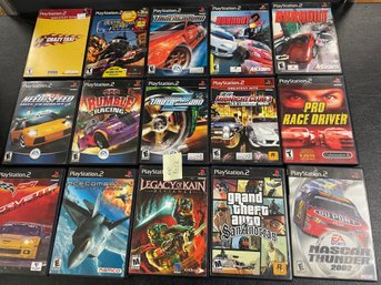LOT OF 15 PLAYSTATION 2 PS2 VIDEO GAMES