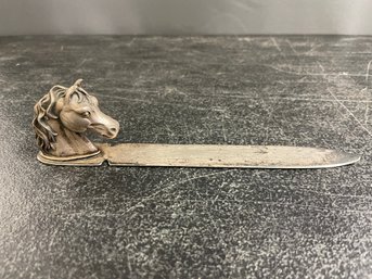 REED & BARTON #274 HORSE LETTER OPENER