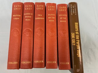 ZANE GRAY HARDCOVER BOOKS