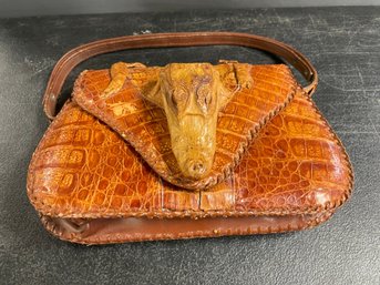 VINTAGE ALLIGATOR PURSE