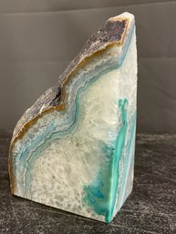 BLUE AGATE GEODE