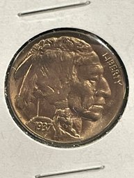 1937-D BU BUFFALO NICKEL