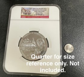 2017 5oz SILVER FREDERICK DOUGLAS MS69 - HUGE!