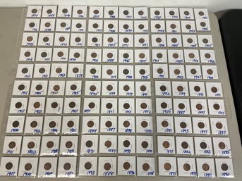 LOT OF 120 INDIAN HEAD CENATS