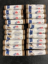 20 ROLLS LINCOLN BICENTENNIAL P&D MINTS COMPLETE X2 SETS