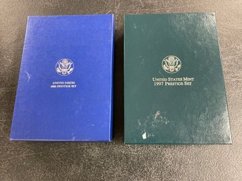2 US MINT PRESTIGE SETS 1986/1997