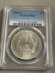 1904-O MORGAN SILVER DOLLAR MS64