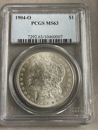 1904-O MORGAN SILVER DOLLAR MS63
