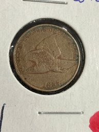 1857 FLYING EAGLE CENT