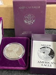 1993-P AMERICAN EAGLE SILVER PROOF 1OZ