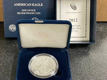 PROOF STRIKE - AMERICAN EAGLE 2012-W SILVER 1OZ