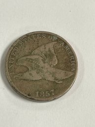 1857 FLYING EAGLE CENT