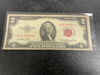 1953 $2 RED SEAL NOTE